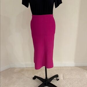 Diane Von Furstenberg Fuchsia A-Line Skirt
